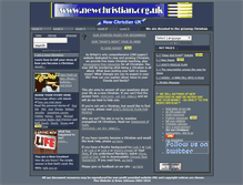 Tablet Screenshot of newchristian.org.uk